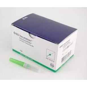ГОЛКА ДЛЯ ВЗЯТТЯ КРОВІ BD VACUTAINER, 21G (0.8*38ММ) ЗЕЛЕНИЙ