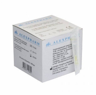 Стерильная одноразовая инъекционная игла Alexpharm 30G (0,3 × 13 мм), Luer
