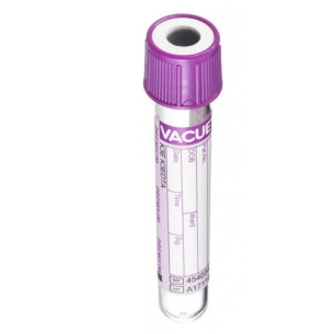 Вакуумні пробірки VACUETTE® PREMIUM з K2 EDTA для гематології, 4 мл, 13×75 мм (50 шт.)