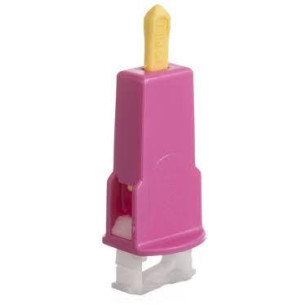 Ланцет одноразовий (глибина проколу 1 мм, ширина 1,5, рожевий, "MiniCollect", механічний, ланцет-лезо)