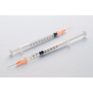 Шприц 1 мл 0,4х13мм инсулиновый Alexpharm U-100 со съемной иглой 200 шт уп