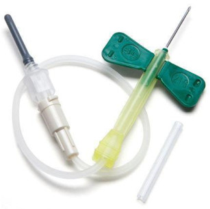 Катетер-бабочка BD Vacutainer к вакуумной пробирке с люер-адаптером 21 G 0,8х19 мм длина кат. 305  мм