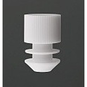 Пробки для пробірок діаметр 12 мм PE з обідками білого кольору 1000 шт/уп