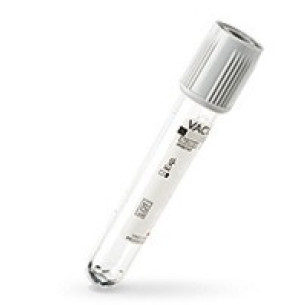 Пробирка КF + Na₂-ЭДТА  Vacutest серая крышка  2 мл 13х75 мм