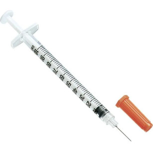 Шприц інсуліновий MF+ 0,5 мл U-100 голка 31G 0,25mm х6mm
