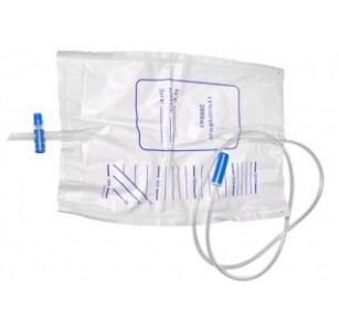 Сечоприймач 2000 мл зі злив. клапаном та сполучною трубкою 90см №1