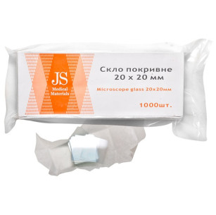 Стекло покровное 20х20 JS  №1000