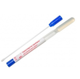 Транспортная пробирка с пластиковым аппликатором и транспортным гелем Amies