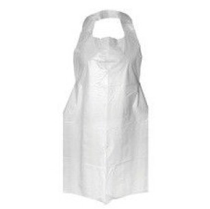 Фартук полиэтиленовый одноразовый белый  100шт