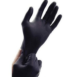 Рукавички SafeTouch Advanced Black нітрилові без пудри розмір S 3,6 г100 шт/уп