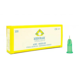 Голка для мезотерапії Mesoram 33G 0,20х4 мм (100шт в уп)