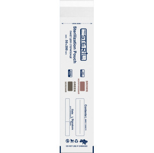 Крафт-пакеты ProSteril 50*200 мм белые (100 шт)
